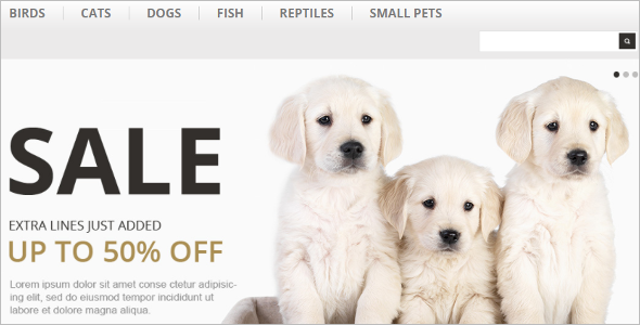 Pet Care OpenCart Template