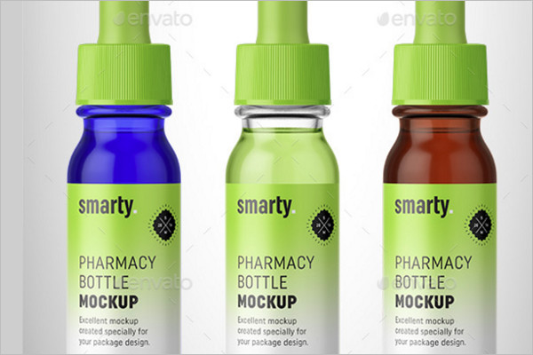 Pharmacy Dropper Bottle Mockup