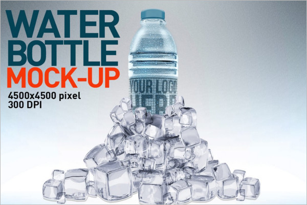 Photo Realistic Cool Water BottleÂ 