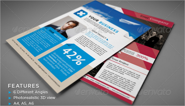 Photo Realistic Flyer Mock-Up Design