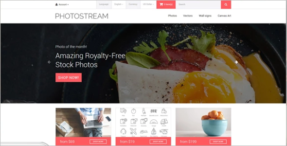 Photosgraphy OpenCart Template