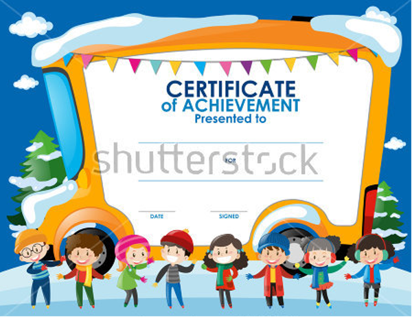 Poster Certificate For Kids