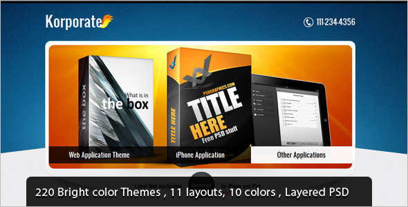 Professional jQuery Landing Page Effect