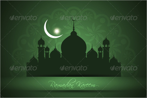Ramadan Kareem Greeting Card Design