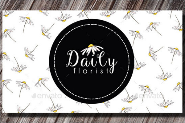 Realistic Florist Business Card Template