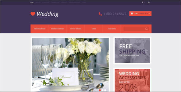 Responsive Wedding Opencart Theme