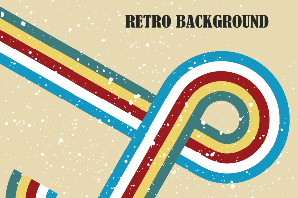 Retro Background Vector Art