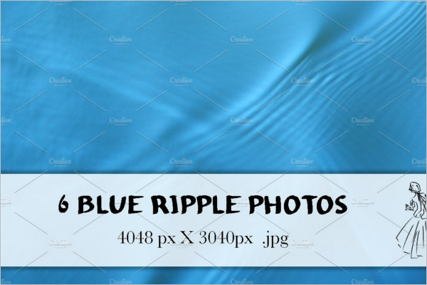 Ripple Blue Wave Background