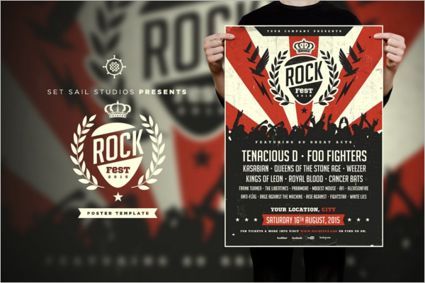 Rock Fest Music Poster