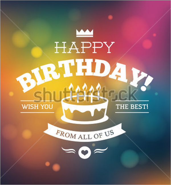Sample Birthday Poster Template