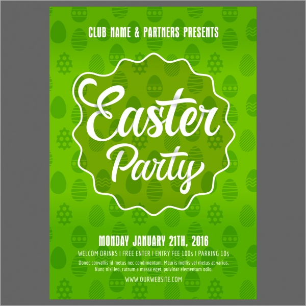 Sample Easter Poster Design