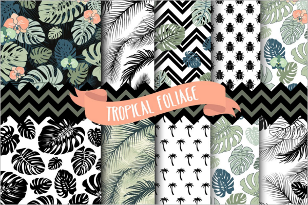 Seamless Tropical Patterns