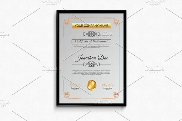 Simple Business Certificate Template
