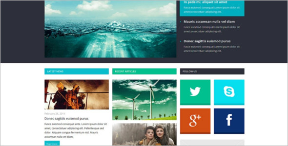 Simple Joomla News Editorial Theme