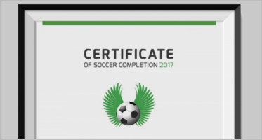 Soccer Award Certificates