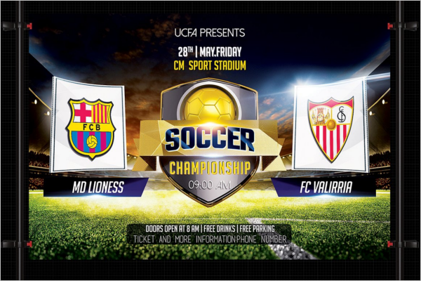 Soccer Championship Flyer Design