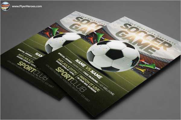 Sports Club Flyer Template