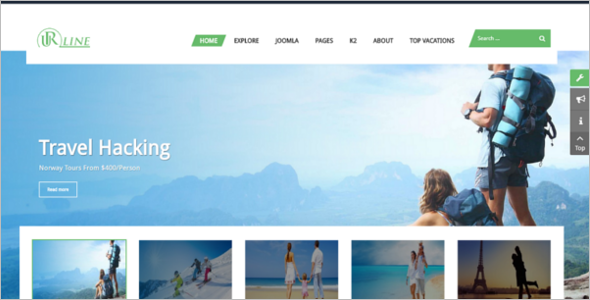Travel News Joomla Template