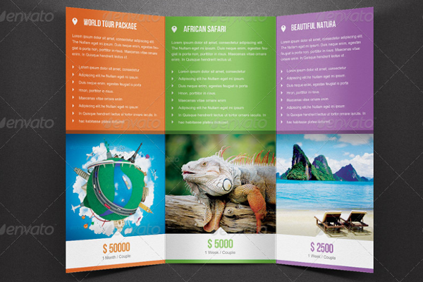 Trifold Brochure Mockup Template