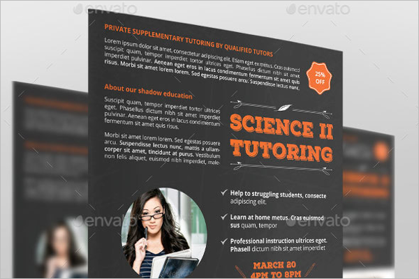 Tutoring Flyer Template PSD
