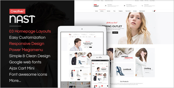 Unique Responsive OpenCart Theme