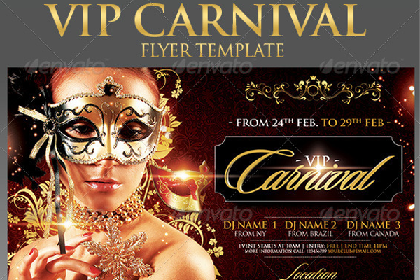 Vector Carnival Flyer Template