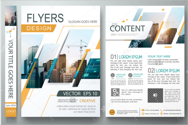 Vector Design Advertising Flyer Template