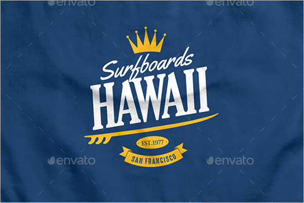 Vintage Summer Photoshop Logos Design