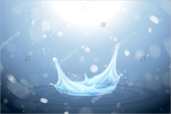 Water Drop Vector Background