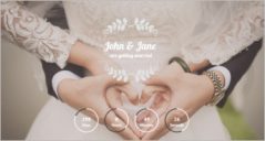 21+ HTML Wedding Website Templates