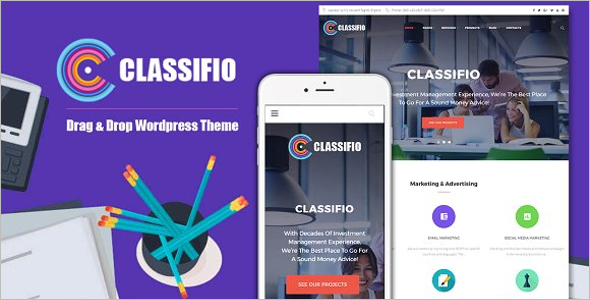 Advertising Company WordPress Theme