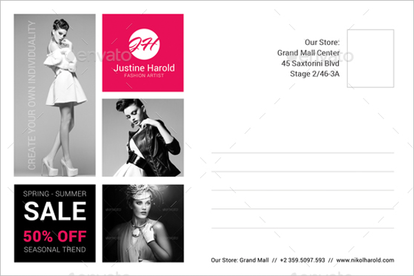 AdvertisingÂ Postcard Design