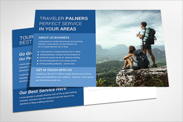 Advisement Travel Postcard Template