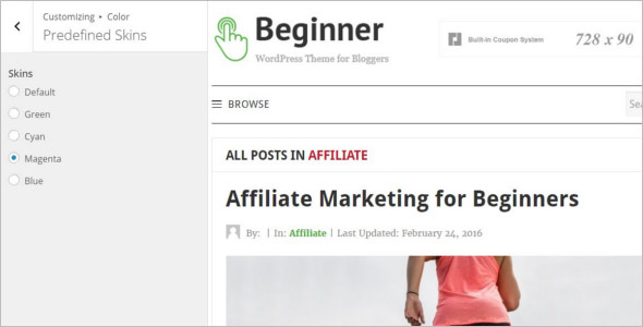 Affiliate Marketing Company WordPress Theme
