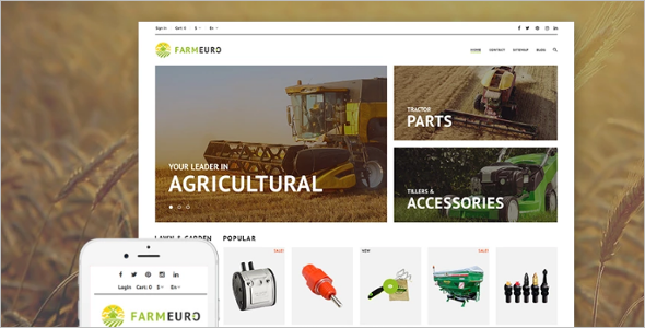 Agricultural PrestaShop Theme