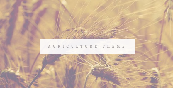 Agriculture Vintage WordPress Theme