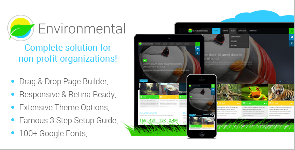 Animal Environmental WordPress Theme