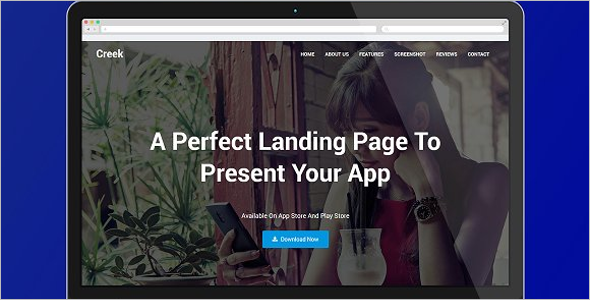 Animated HTML5 Landing Page Template