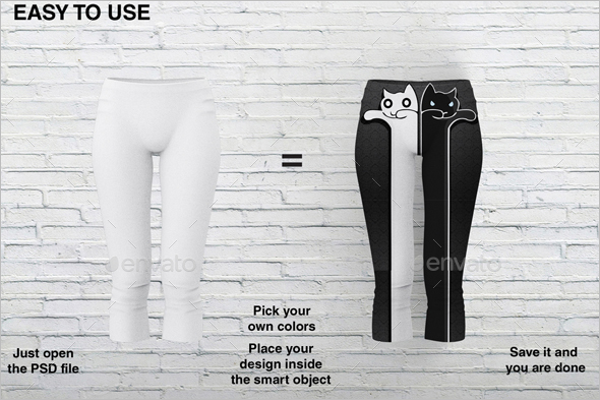 Apparel Legging Mockup Design