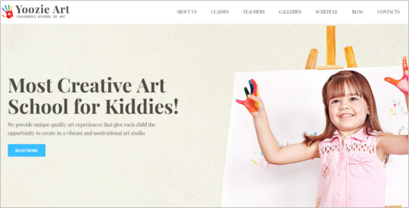 Art School WordPress Template