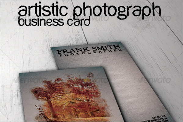 Artistic Photograph Business Card