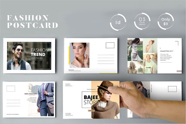 Beauty Advertisement Postcard Template