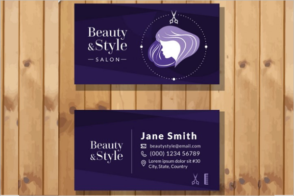Beauty And Style Business Card Template