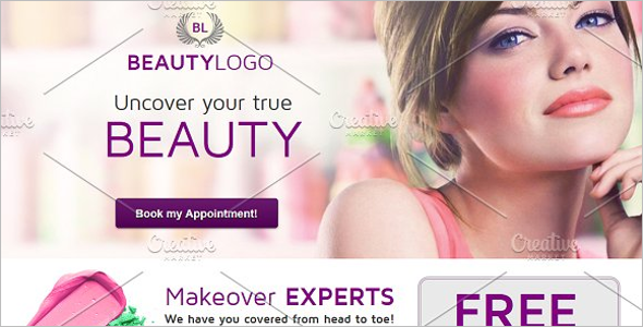 Beauty Center Landing Page Template