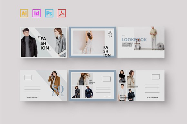 Beauty Fashion Postcard Template