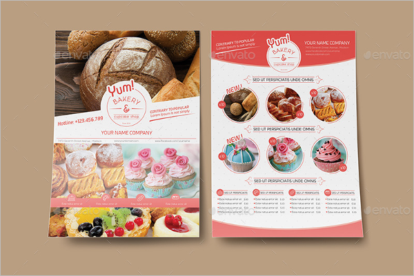 20+ Best Bakery Postcard Templates | Free & Premium