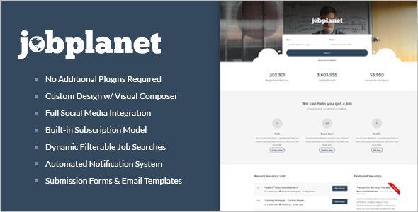 Best Job Portal WordPress Theme