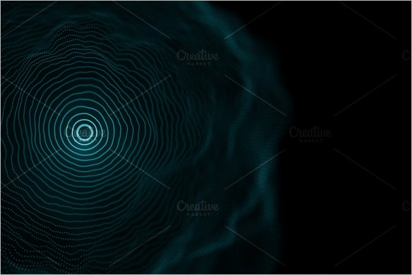 Blue Geometrical Background Template