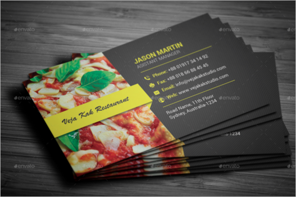 Burger Business Card Designs