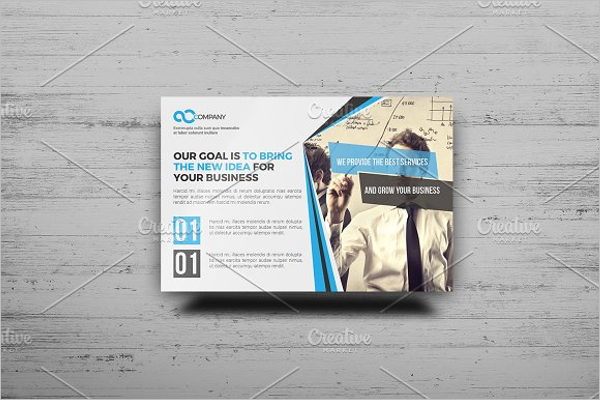 Business Construction Postcard Design